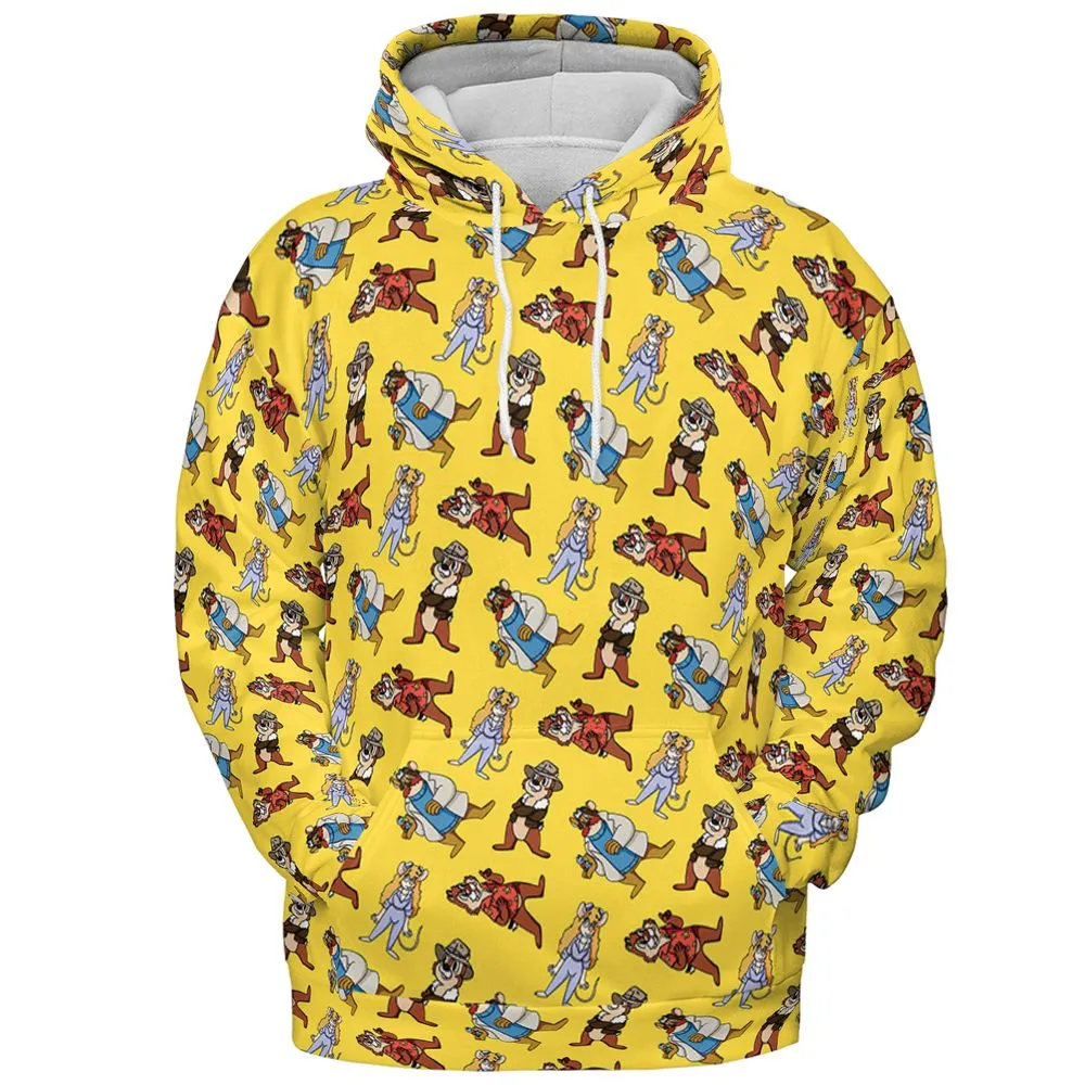 All-over Print Hoodie - QZXHCCRX -  - 2