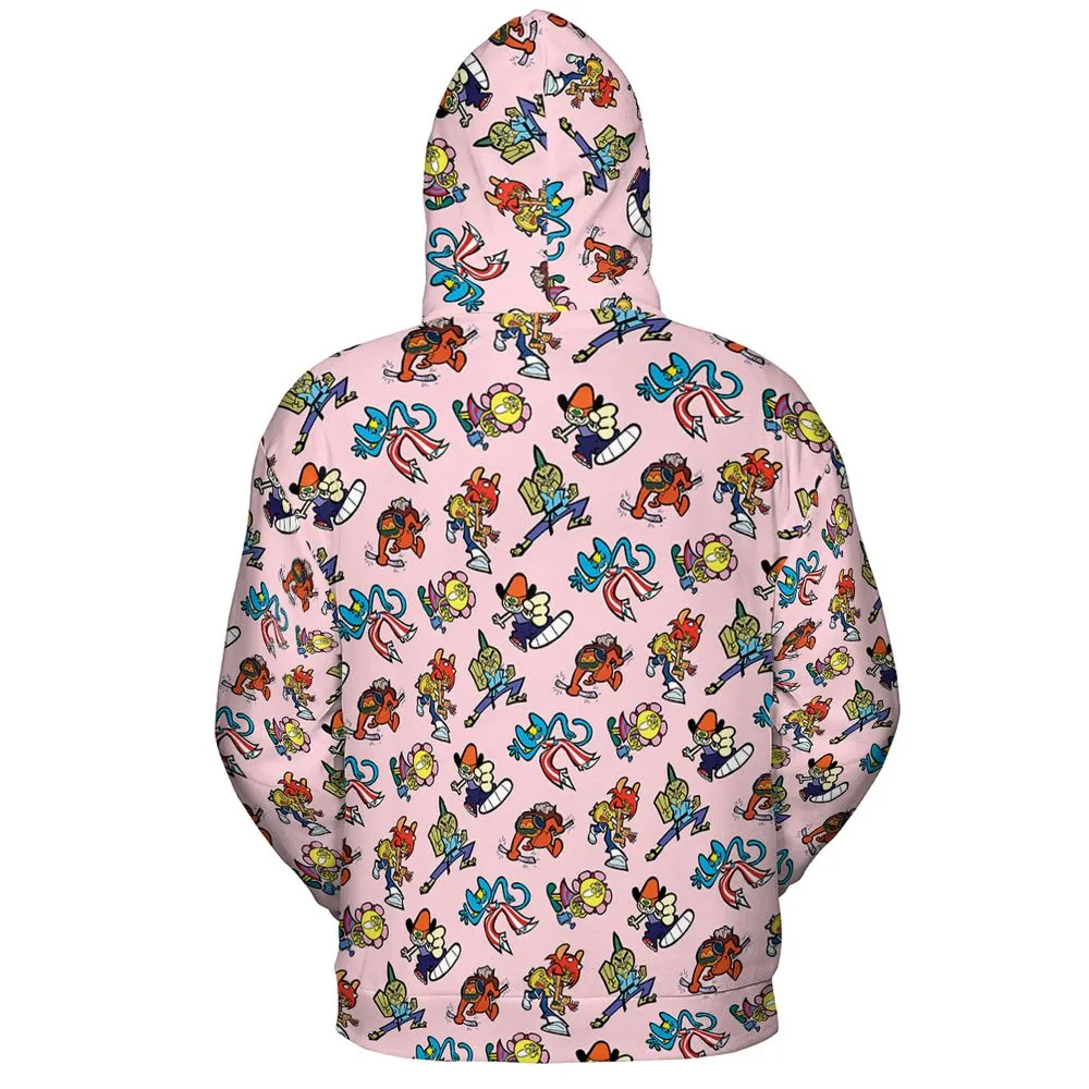 All-over Print Hoodie - Y1J57XL9 -  - 4