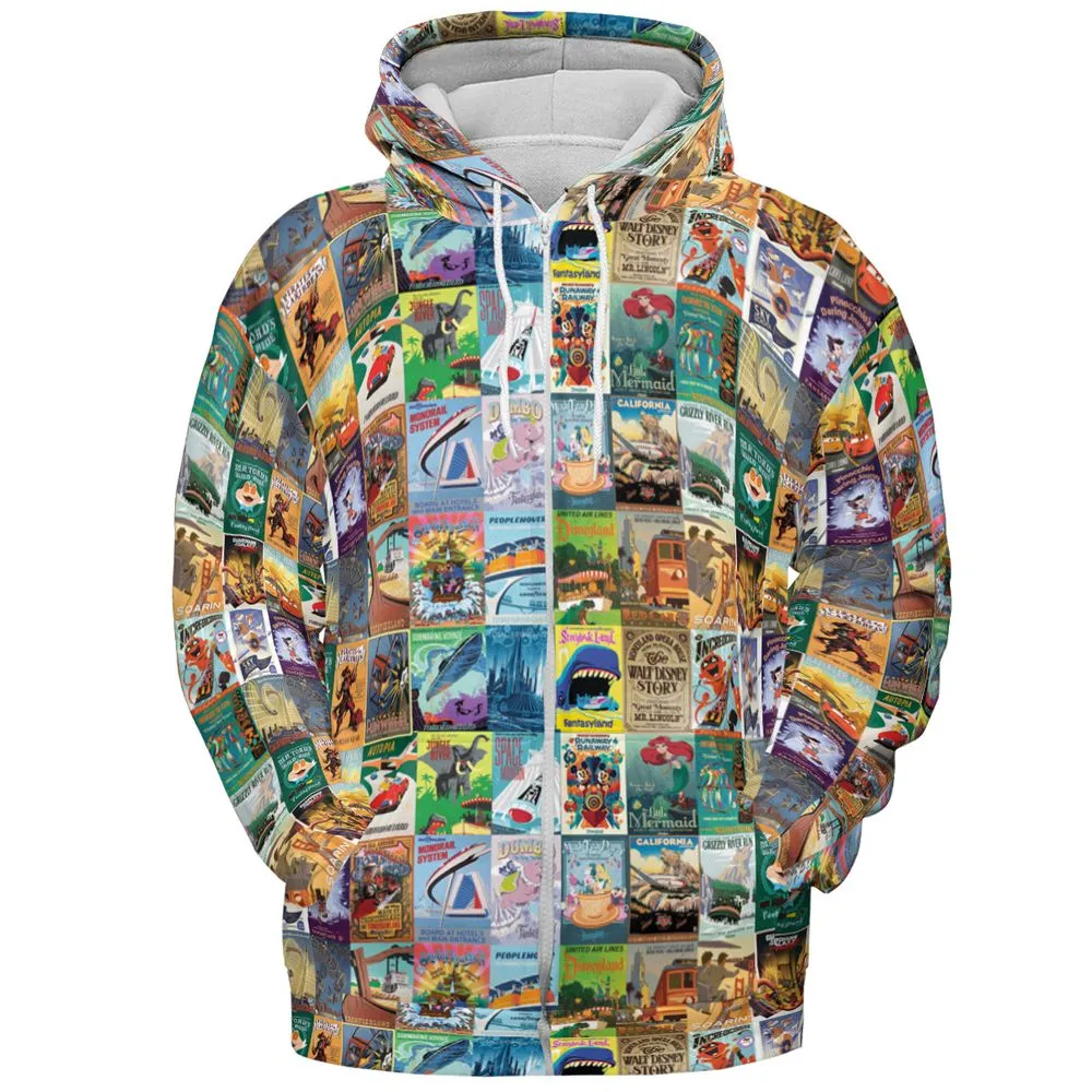 All-over Print Hoodie - JZP8DY2P -  - 3