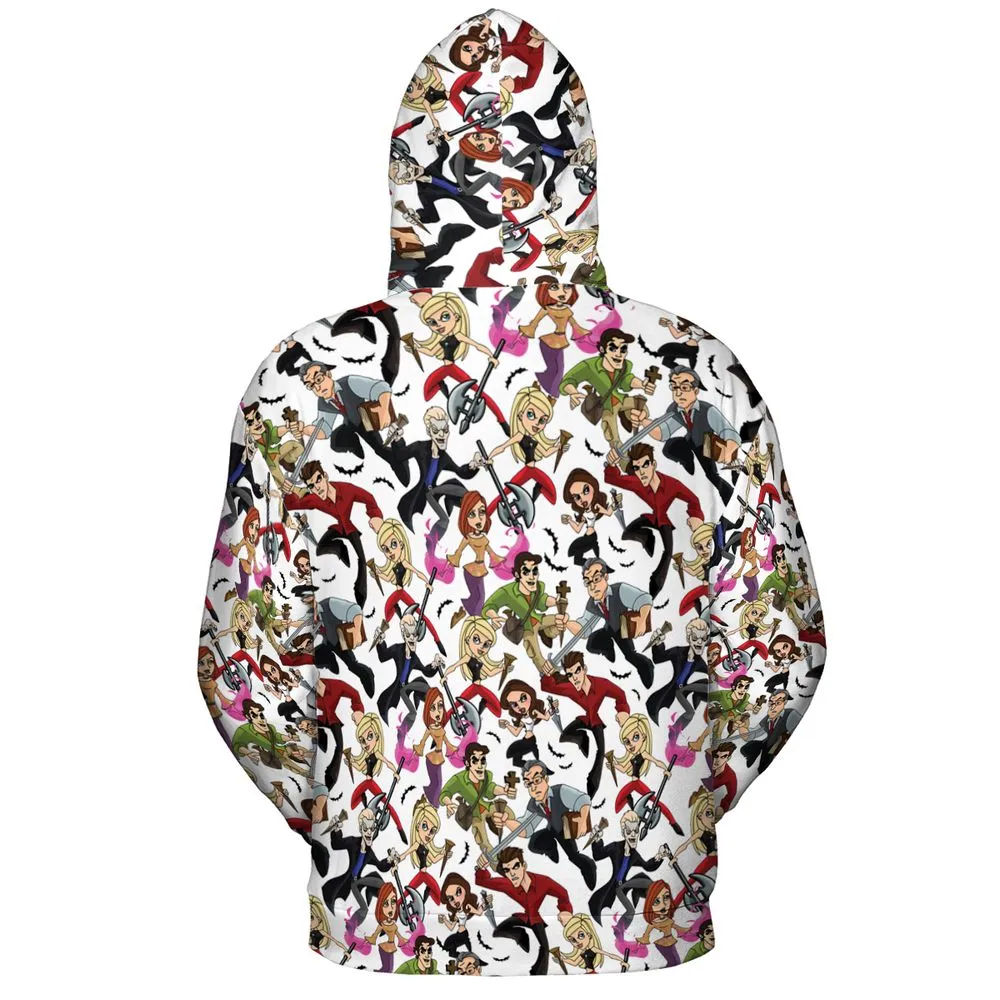 All-over Print Hoodie - QU3TFUT5 -  - 4