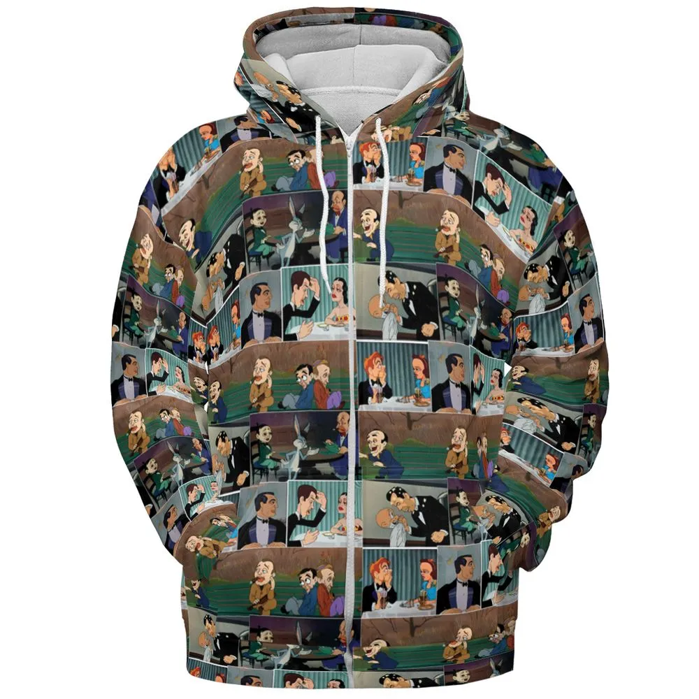 All-over Print Hoodie - JT6W46PW -  - 3