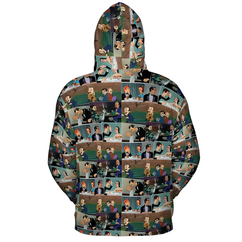 All-over Print Hoodie - JT6W46PW -  - 4