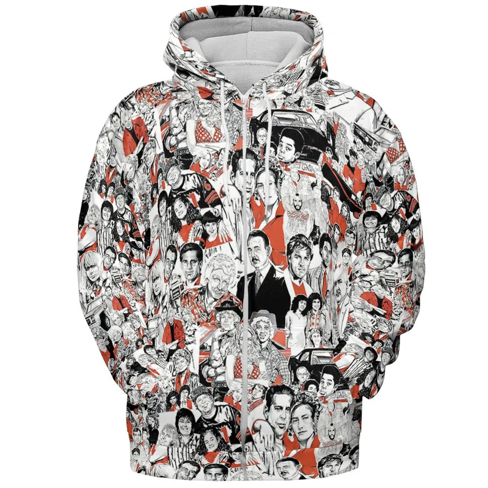 All-over Print Hoodie - 64RHRLQ4 -  - 3