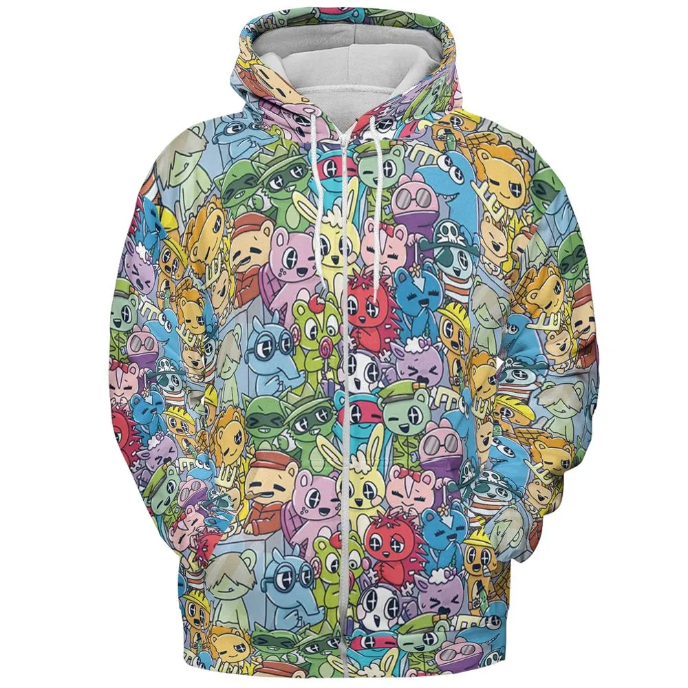 All-over Print Hoodie - 4ZK44NVA -  - 3