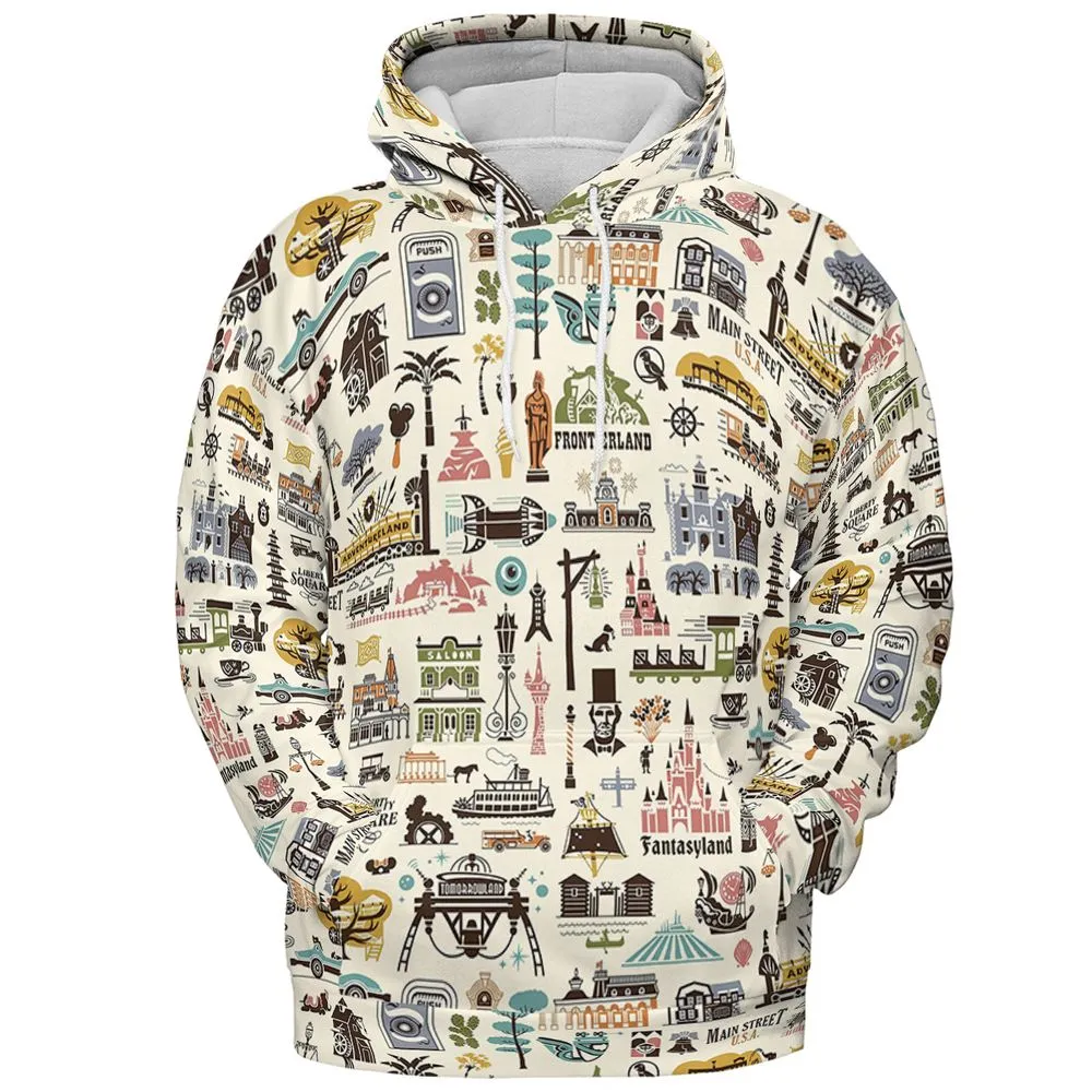 All-over Print Hoodie - 3KY2BTXV -  - 2