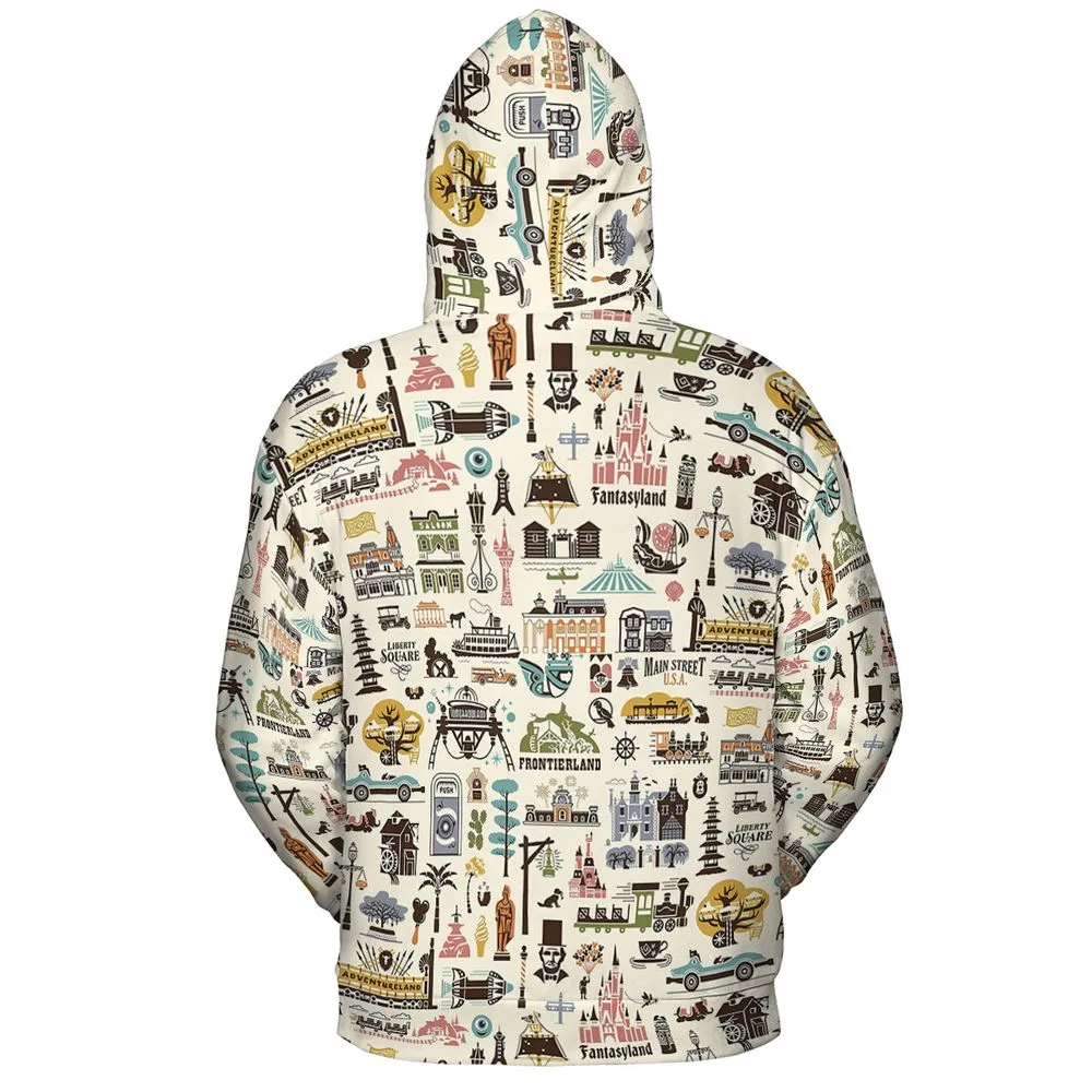 All-over Print Hoodie - 3KY2BTXV -  - 4