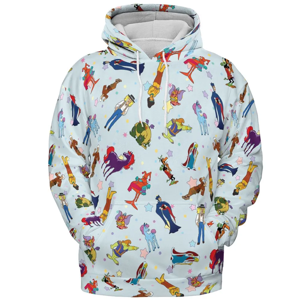 All-over Print Hoodie - XBVZLU9Y -  - 2