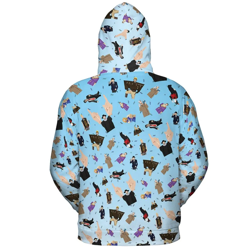 All-over Print Hoodie - 1C51BERD -  - 4