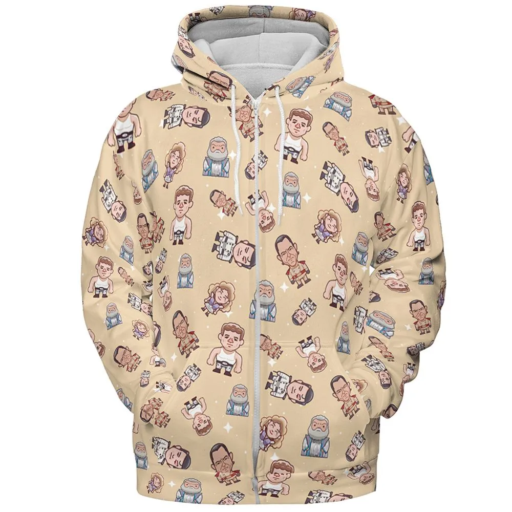 All-over Print Hoodie - BGE59HF5 -  - 3