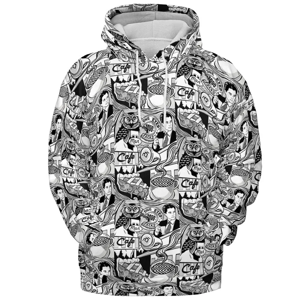 All-over Print Hoodie - PQM7EXAG -  - 2