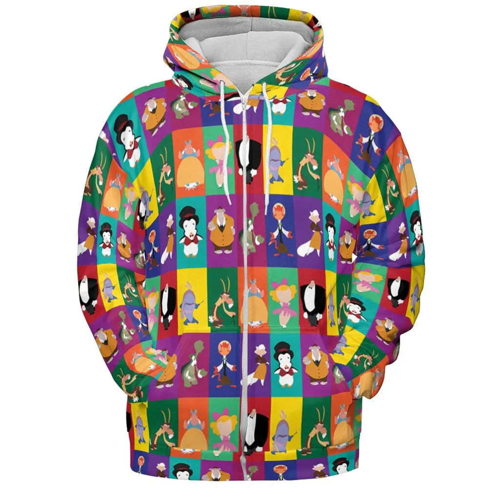 All-over Print Hoodie - V7DTK5E3 -  - 3