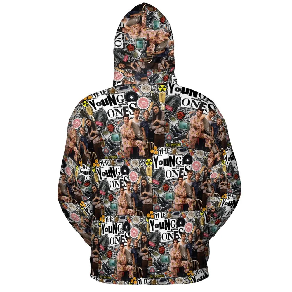 All-over Print Hoodie - 5C4K6F4A -  - 4