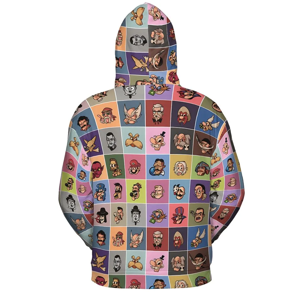 All-over Print Hoodie - F8U4WXL5 -  - 4
