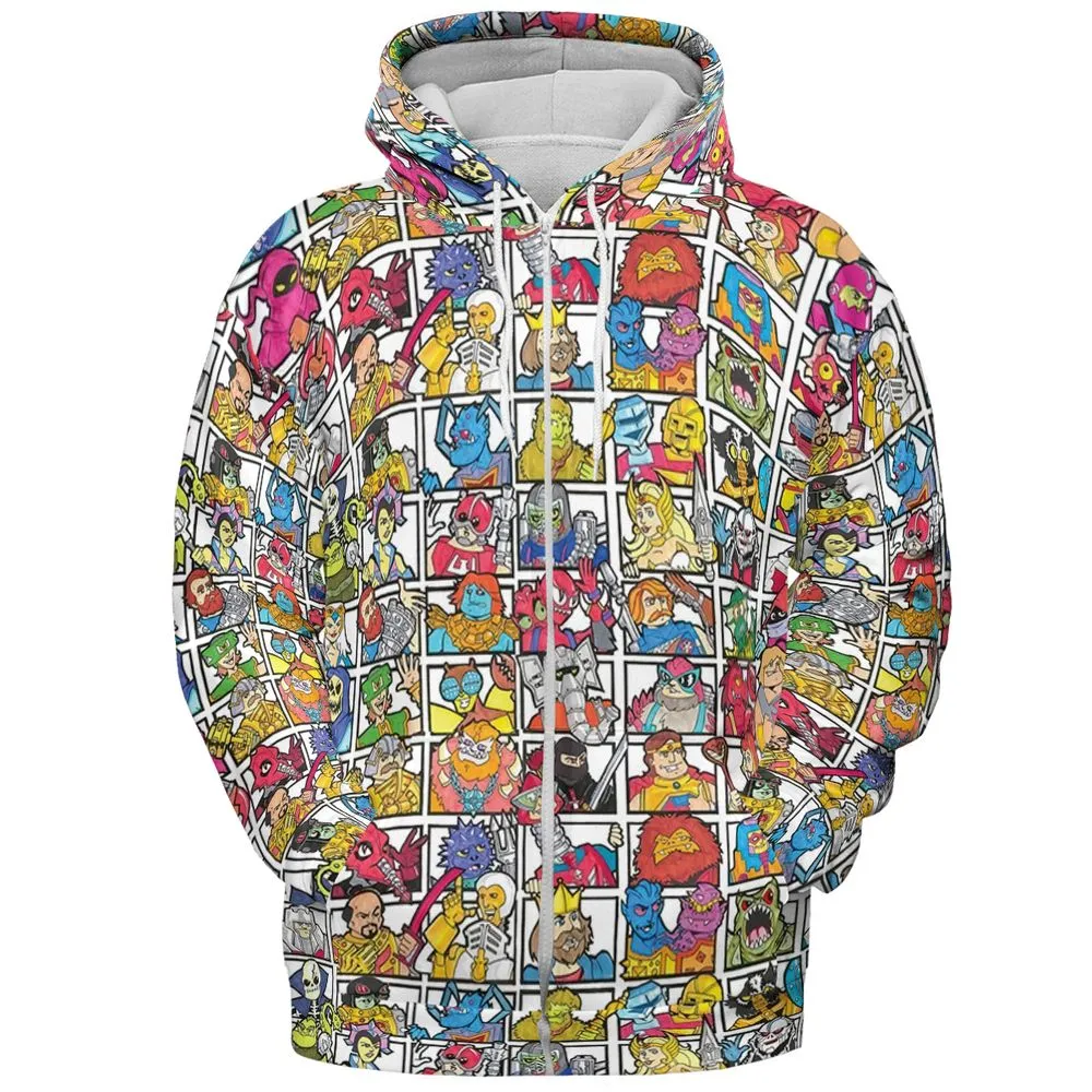 All-over Print Hoodie - GE54WMPR -  - 3