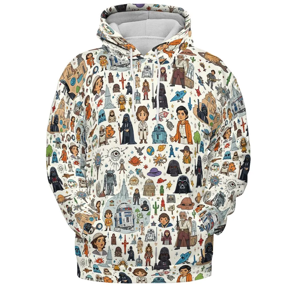 All-over Print Hoodie - Y23AKUB1 -  - 2