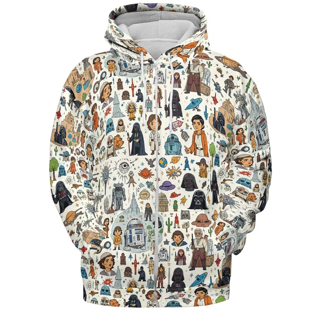 All-over Print Hoodie - Y23AKUB1 -  - 3