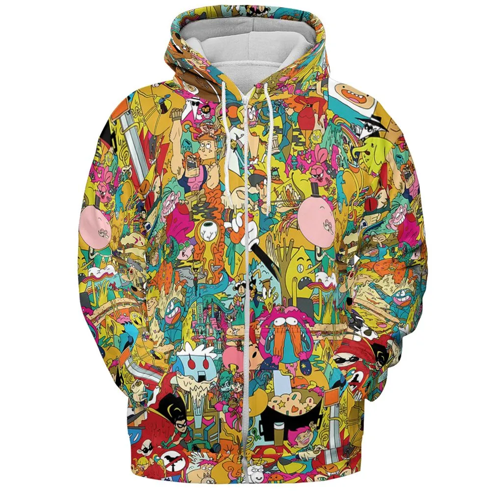 All-over Print Hoodie - M56B34XM -  - 3