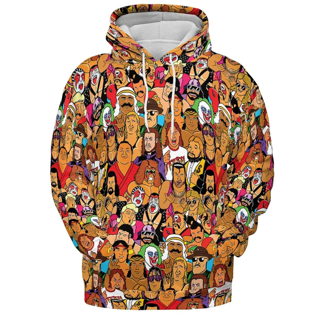 All-over Print Hoodie - 3STHQ3TK -  - 2