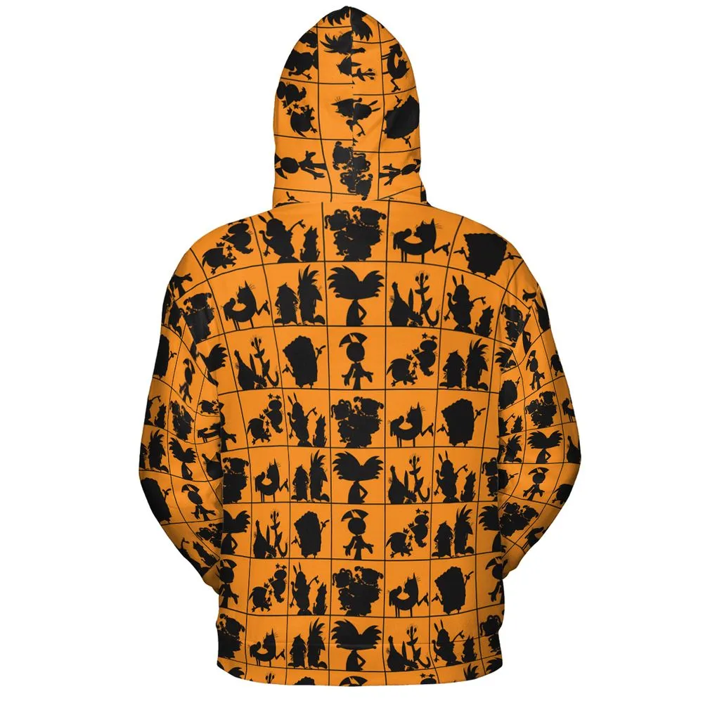 All-over Print Hoodie - QCCV8M2J -  - 4