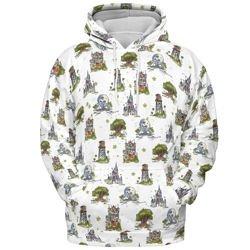 All-over Print Hoodie - SKEYXPQQ -  - 2
