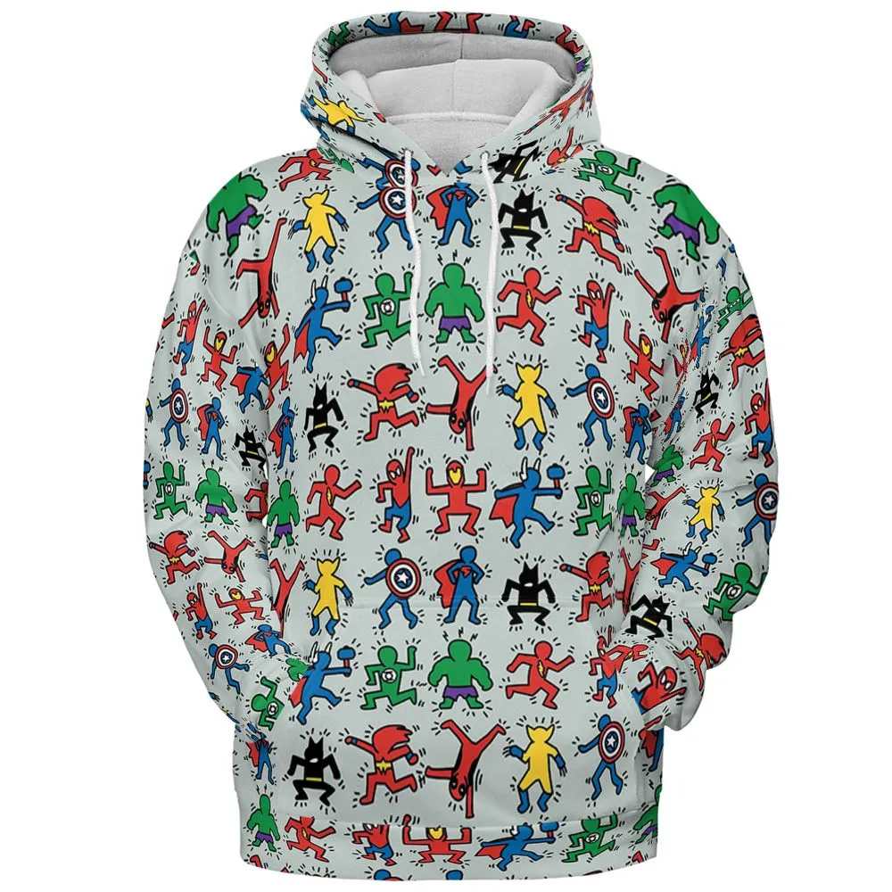 All-over Print Hoodie - 934LH4GT -  - 2