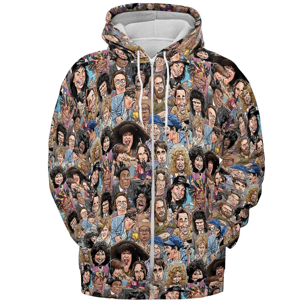 All-over Print Hoodie - K61DH1HW -  - 3