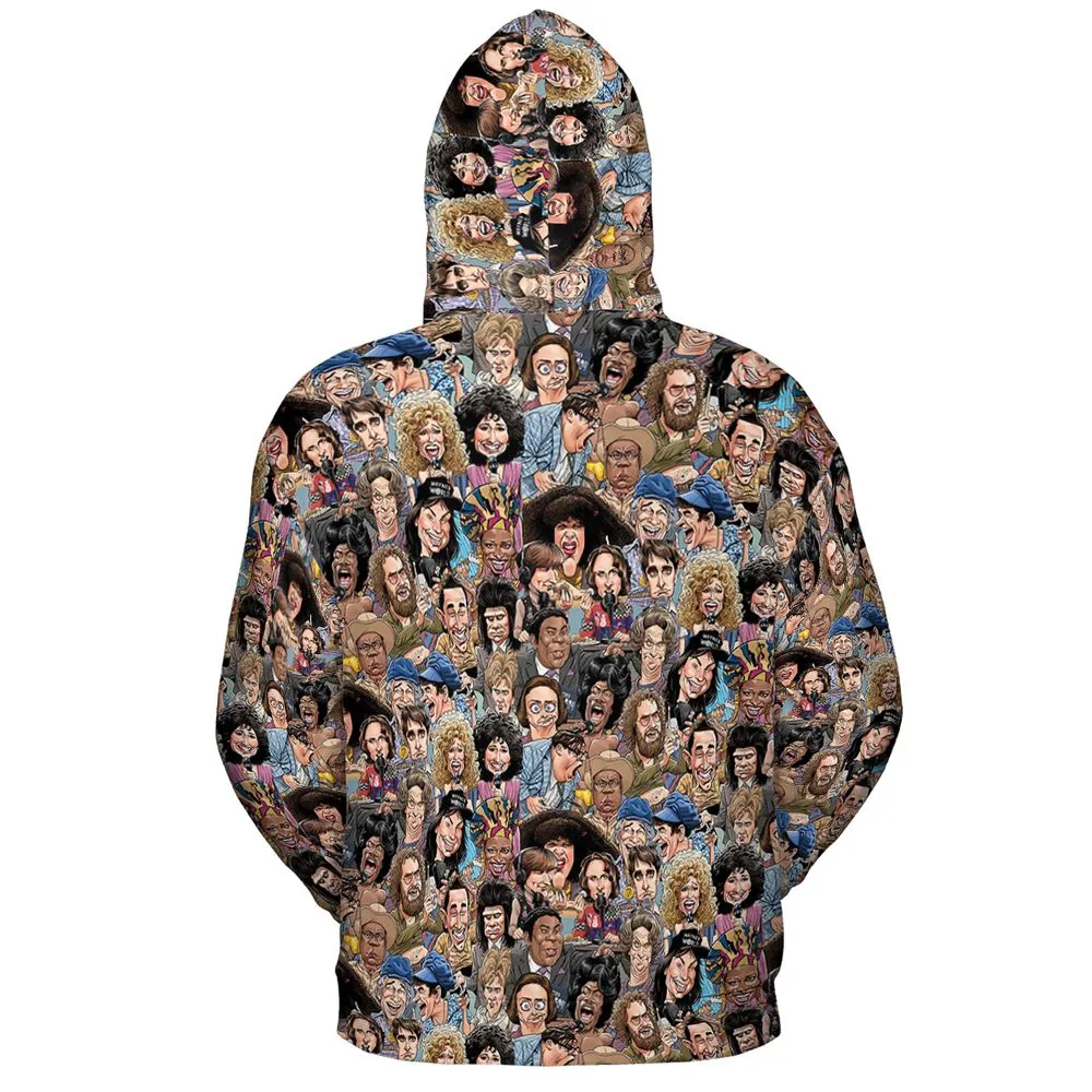 All-over Print Hoodie - K61DH1HW -  - 4