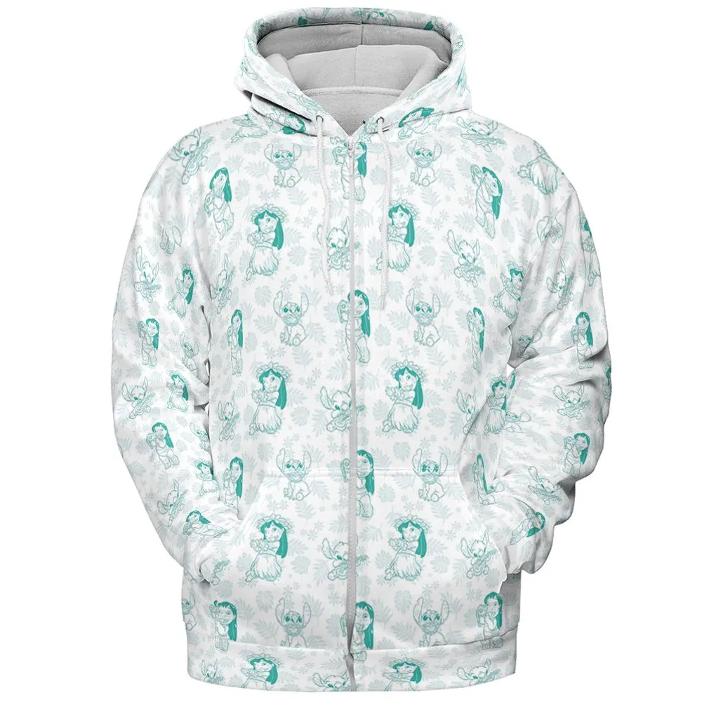 All-over Print Hoodie - 4WQCDH8R -  - 3