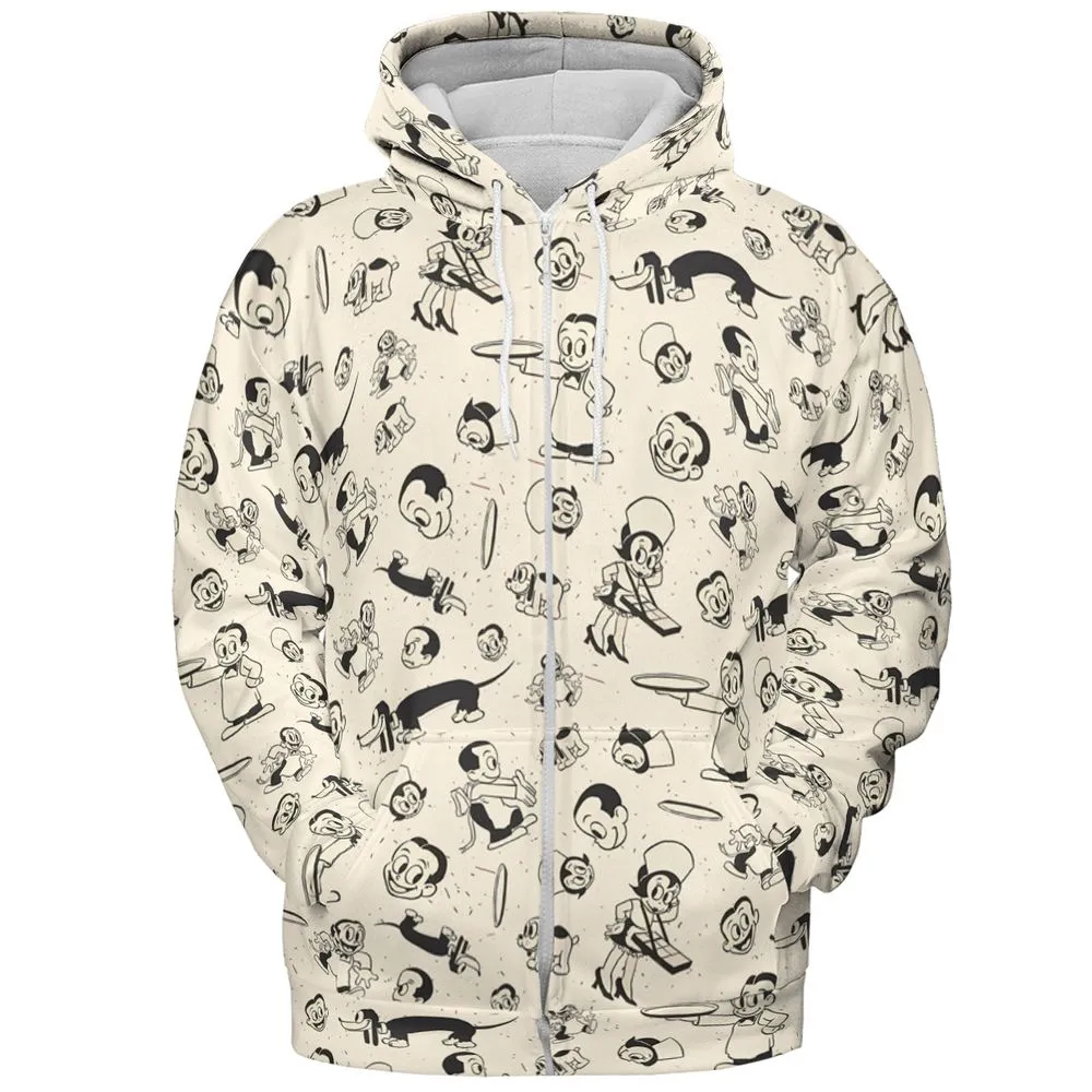All-over Print Hoodie - Q7A8Q48J -  - 3