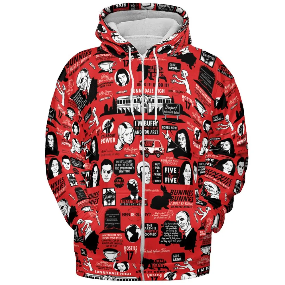 All-over Print Hoodie - SYAFQ7QP -  - 3