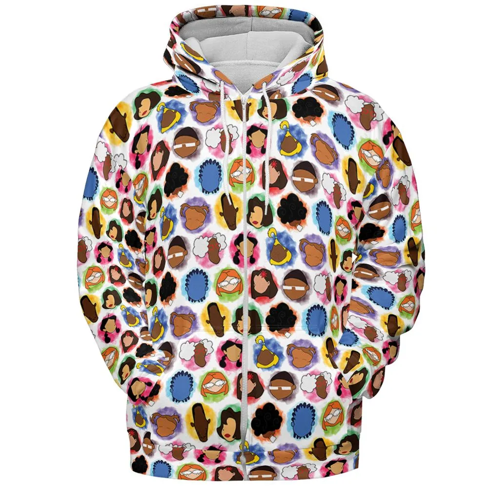 All-over Print Hoodie - 2E2X689H -  - 3