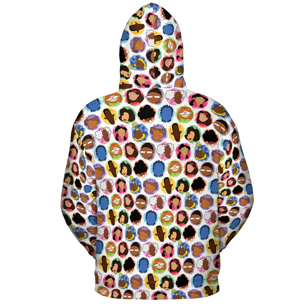 All-over Print Hoodie - 2E2X689H -  - 4