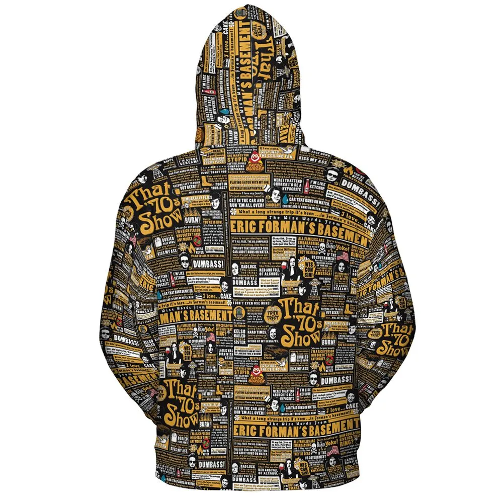 All-over Print Hoodie - HX98Z7DF -  - 4