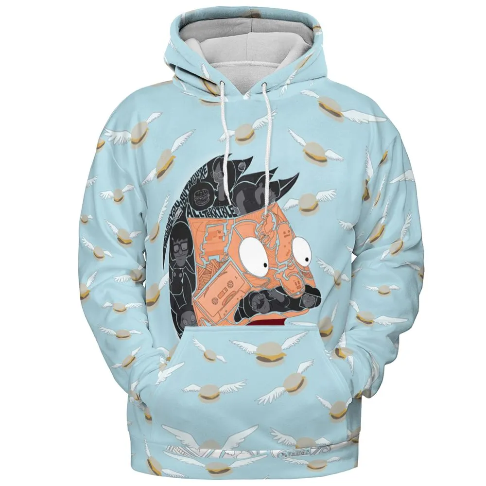All-over Print Hoodie - AK483D9S -  - 2