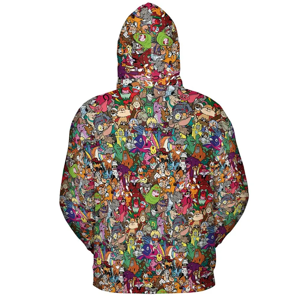 All-over Print Hoodie - AF3DK633 -  - 4