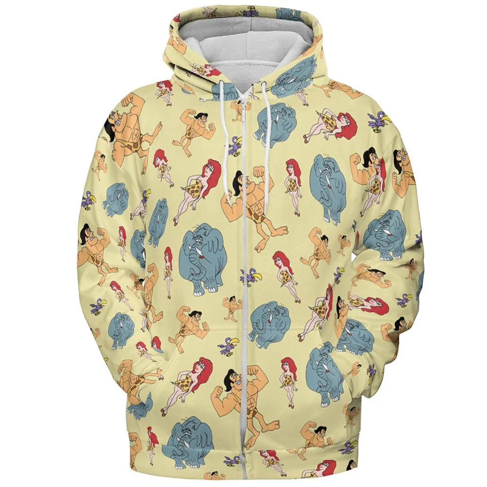 All-over Print Hoodie - XHSUEKQJ -  - 3