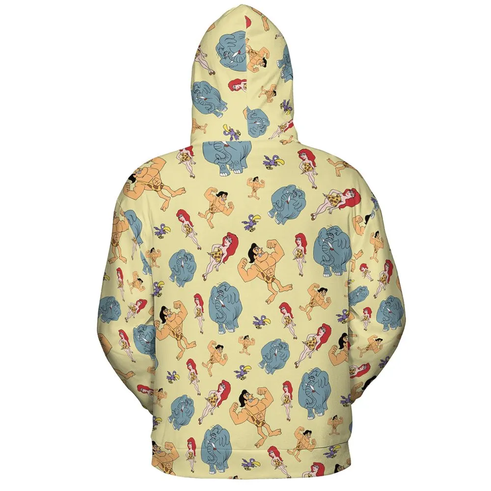All-over Print Hoodie - XHSUEKQJ -  - 4