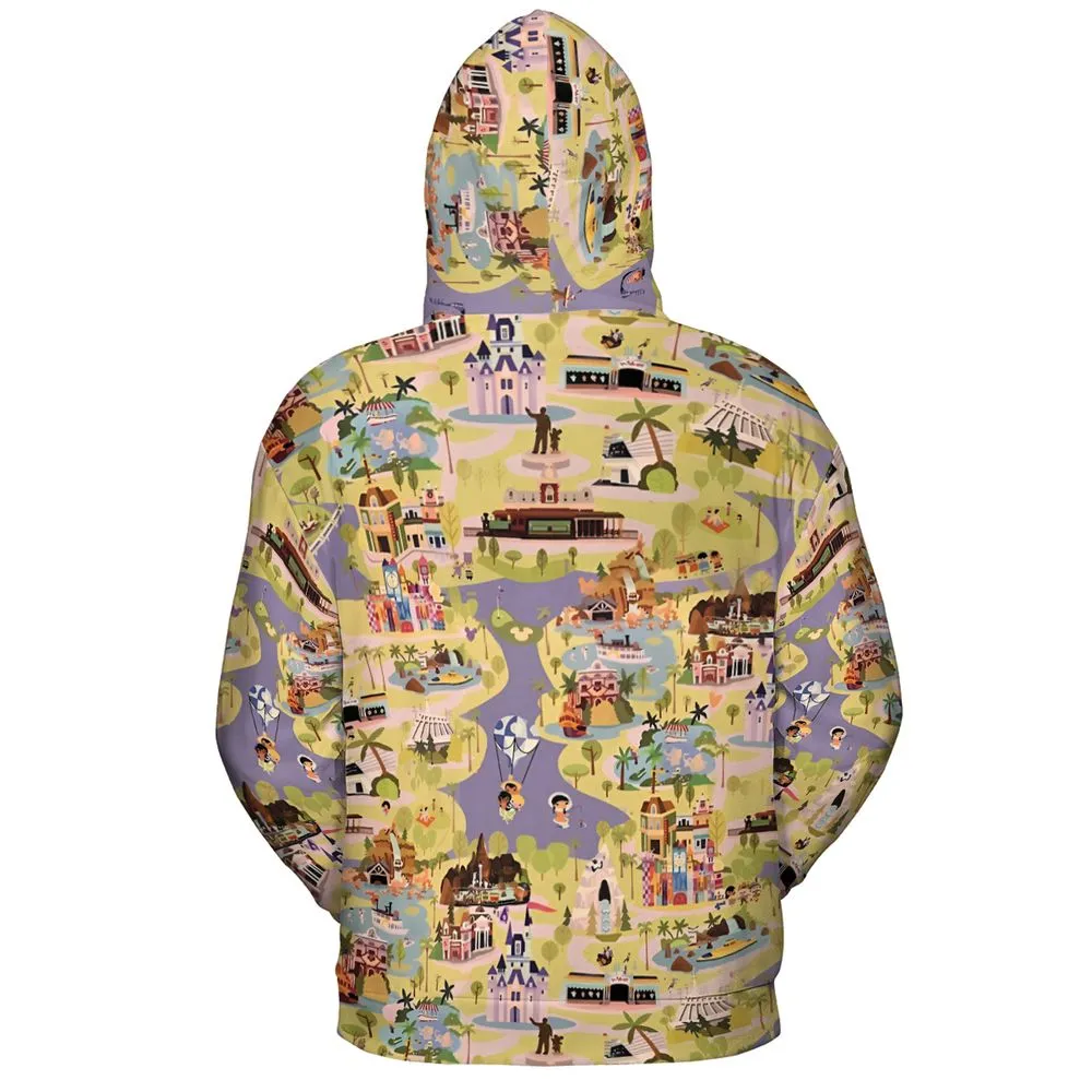 All-over Print Hoodie - 5ZQ34TY8 -  - 4