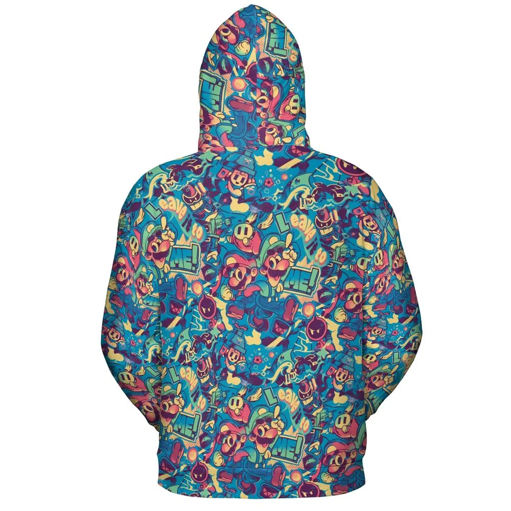 All-over Print Hoodie - 8RZJ9QWL -  - 4