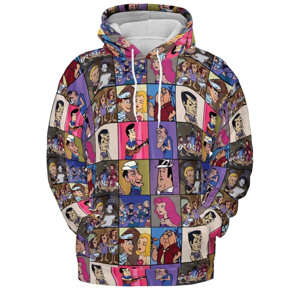 All-over Print Hoodie - 5NS617DV -  - 2