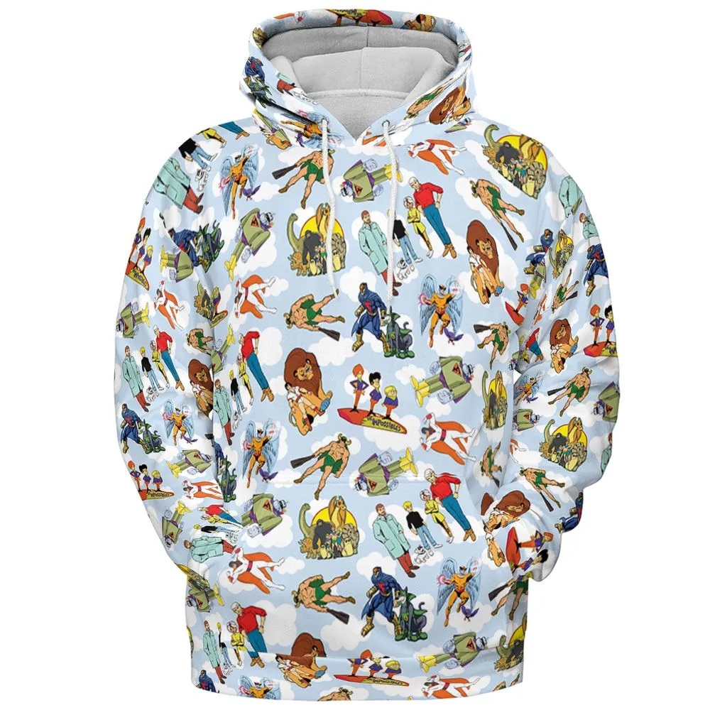 All-over Print Hoodie - 2ZV4P1UT -  - 2