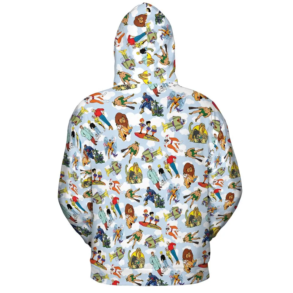 All-over Print Hoodie - 2ZV4P1UT -  - 4