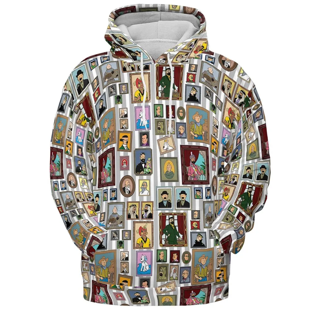 All-over Print Hoodie - ESKWBG7P -  - 2
