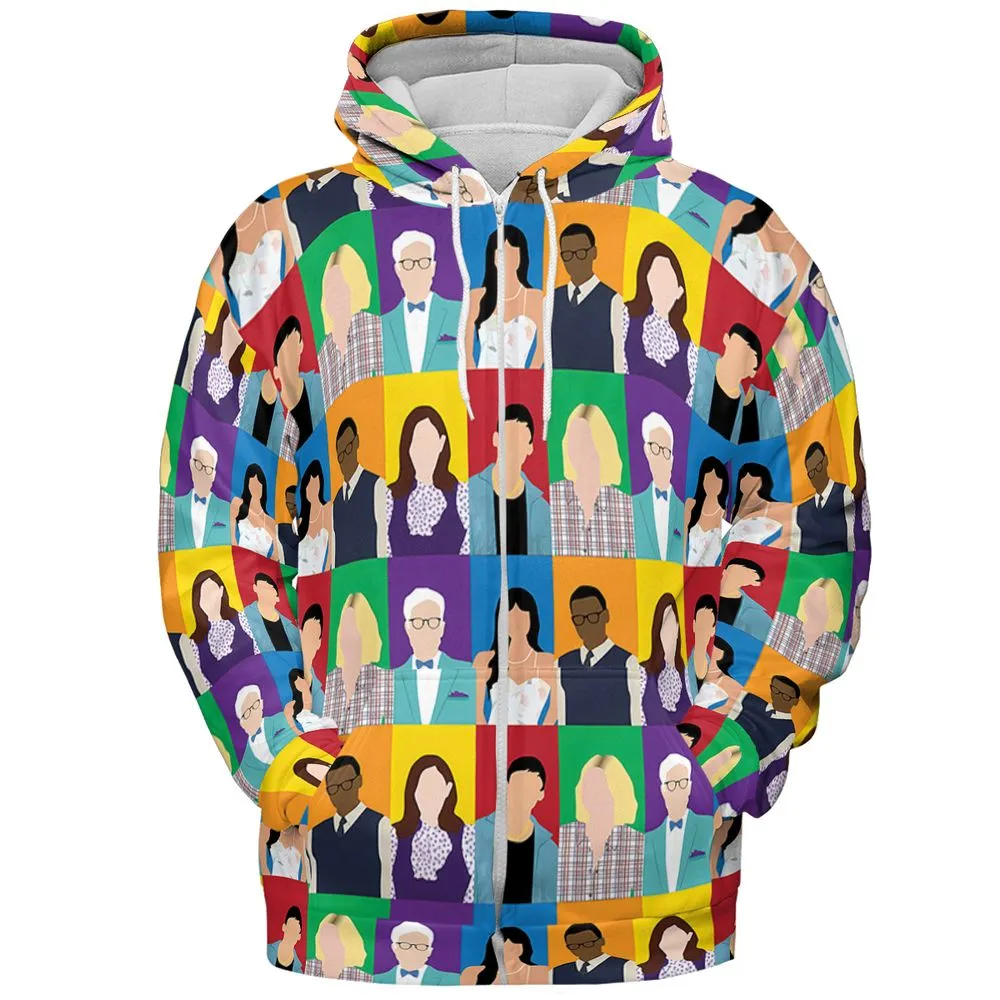 All-over Print Hoodie - 3F71SPQU -  - 3