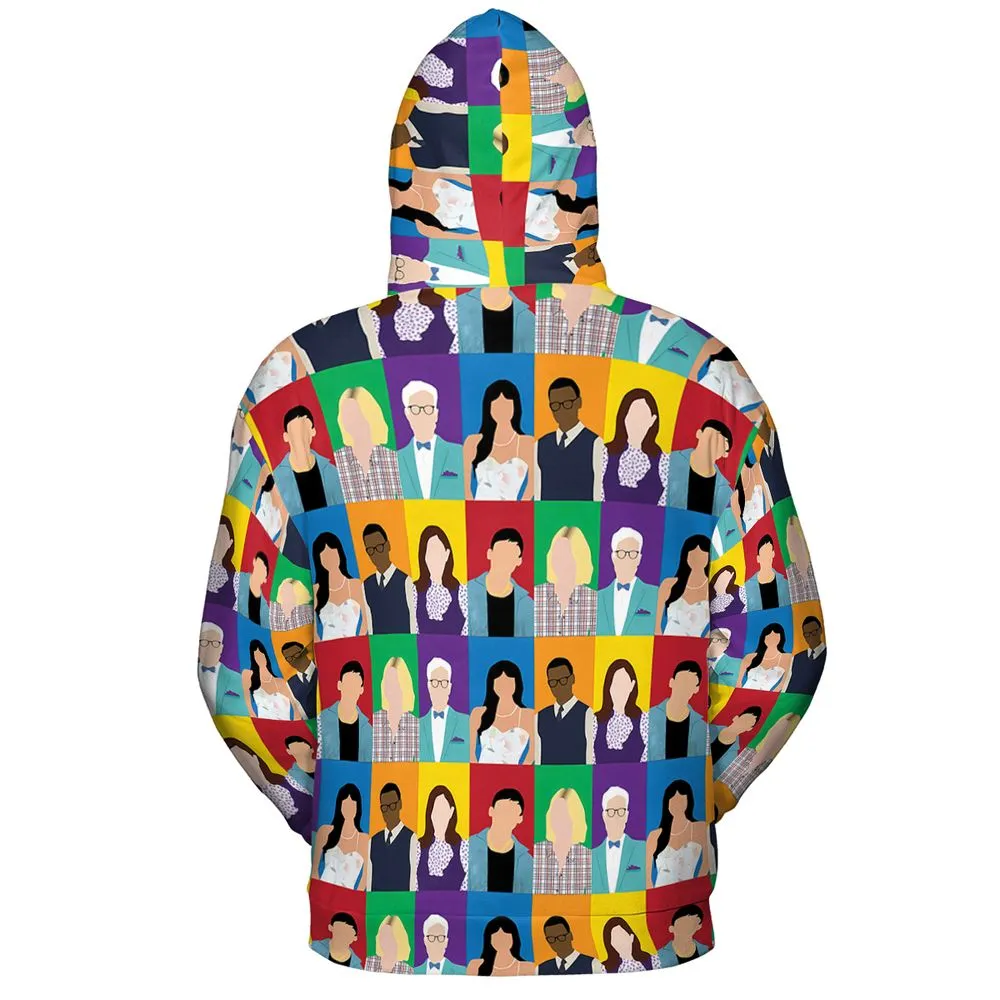 All-over Print Hoodie - 3F71SPQU -  - 4