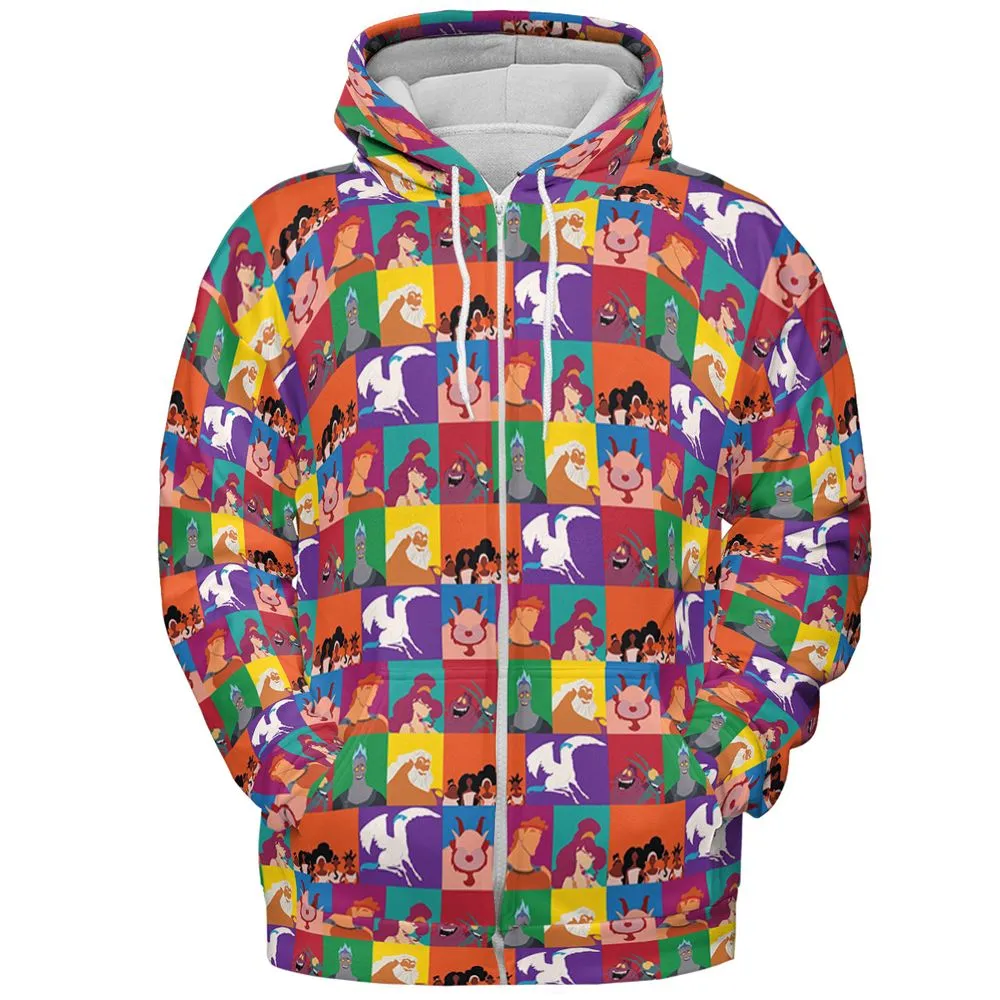 All-over Print Hoodie - NMWQ56WB -  - 3