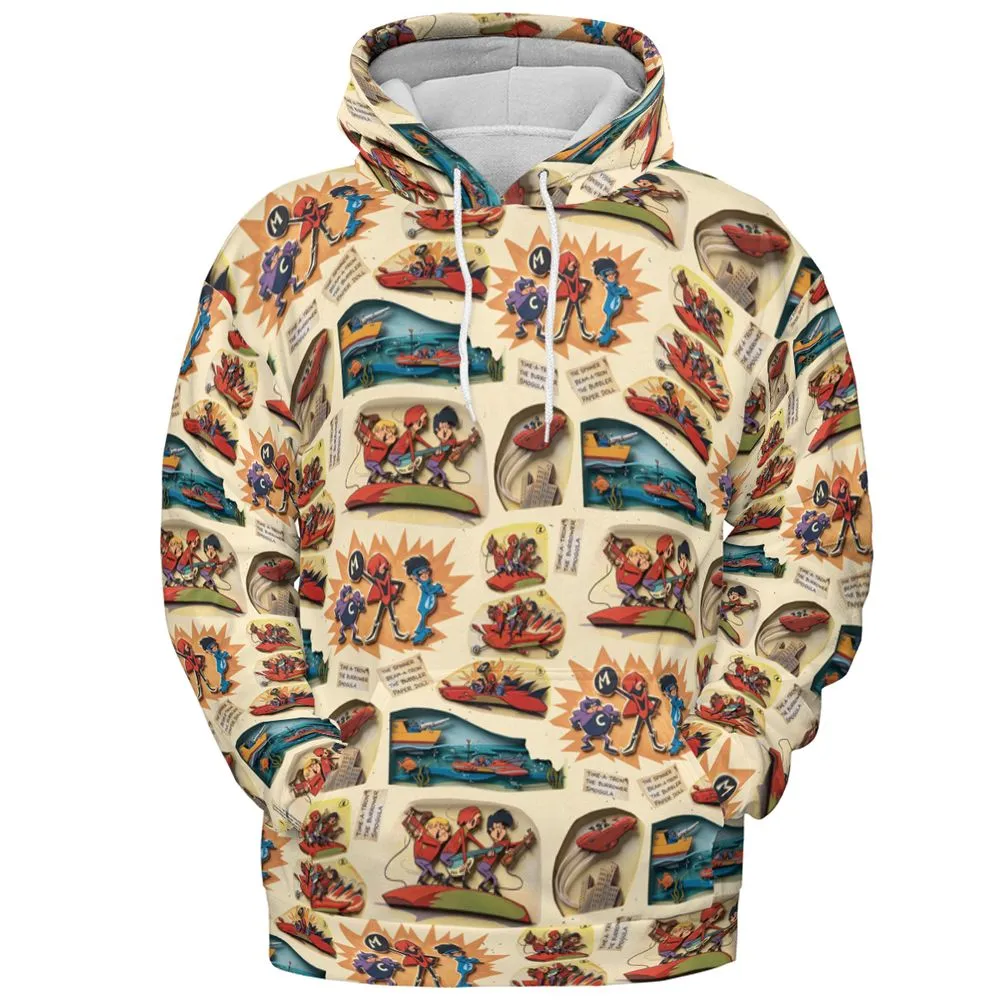 All-over Print Hoodie - 3S1N4M61 -  - 2