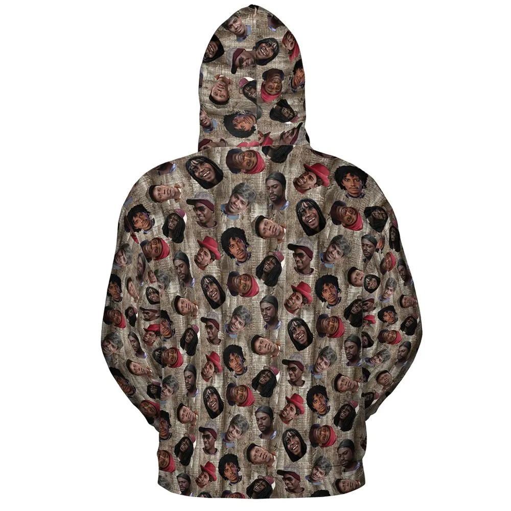 All-over Print Hoodie - 9HDRKA31 -  - 4