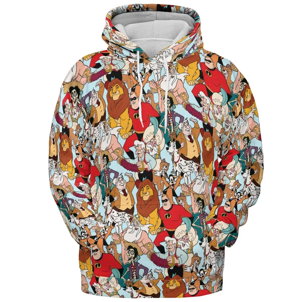 All-over Print Hoodie - QKTM1C5A -  - 2