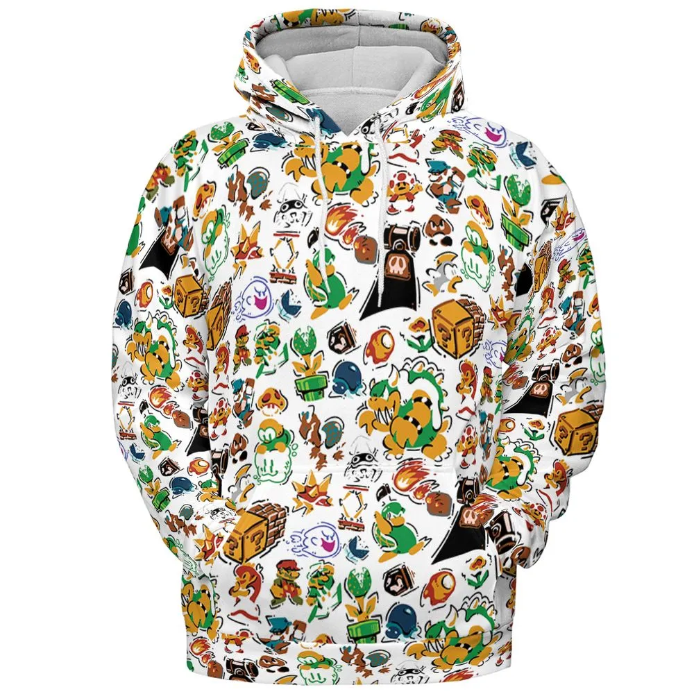 All-over Print Hoodie - EW67QG1L -  - 2